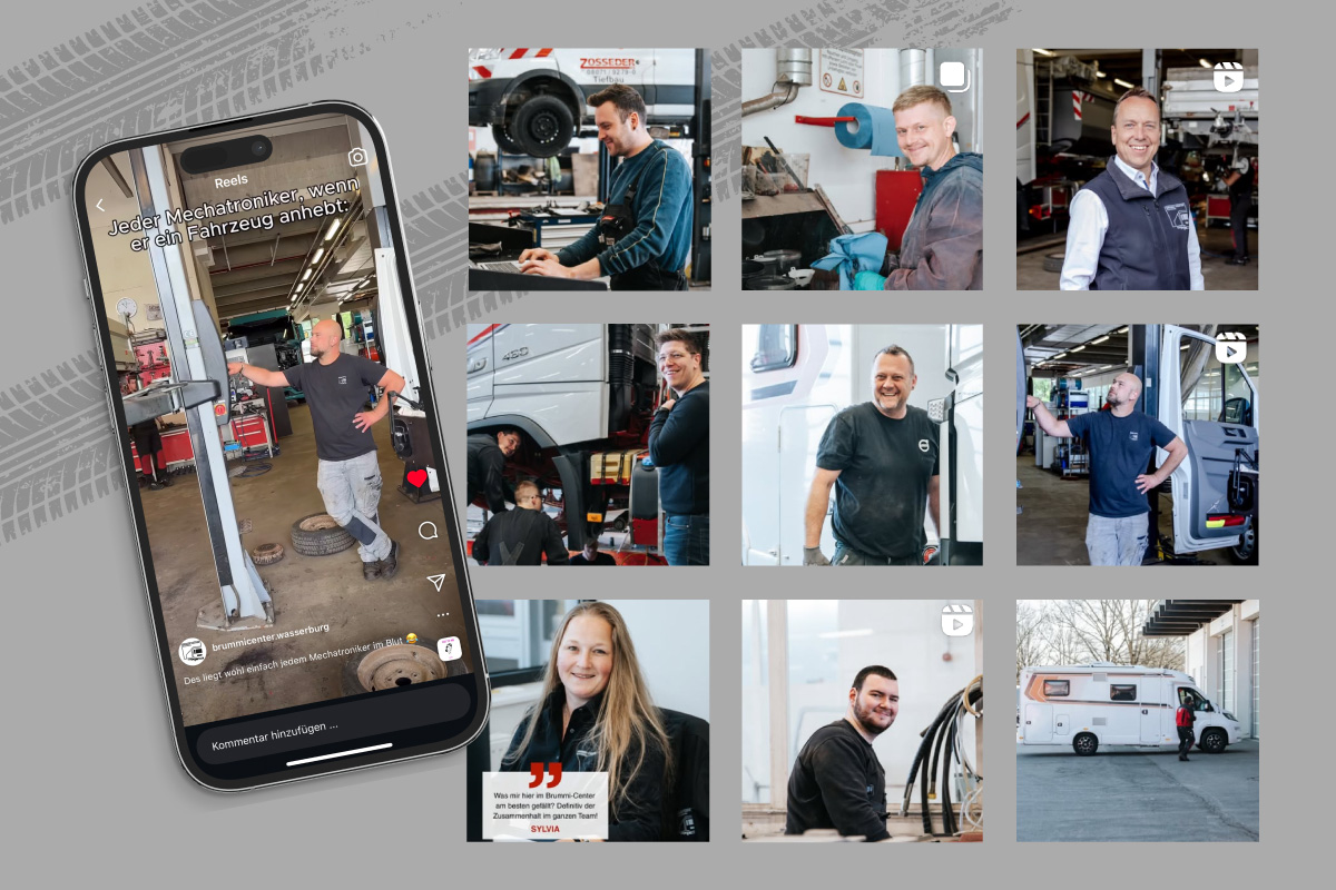 Referenz Brummi-Center Social Media